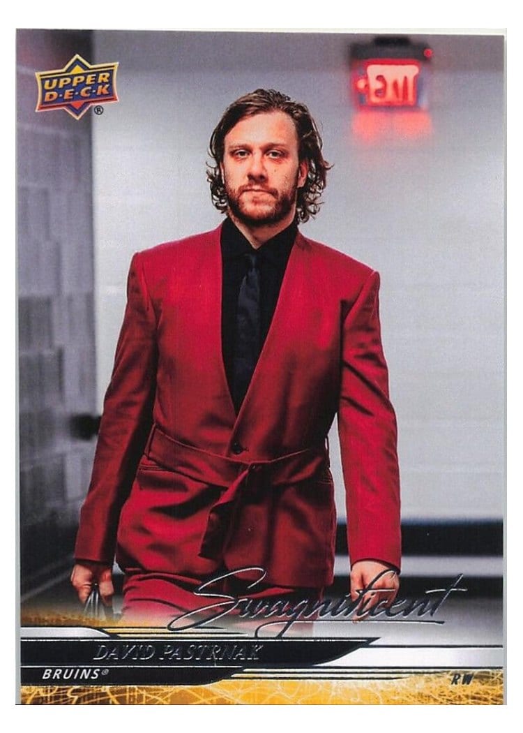 2024-25 Upper Deck Base Set David Pastrnak #258 card
