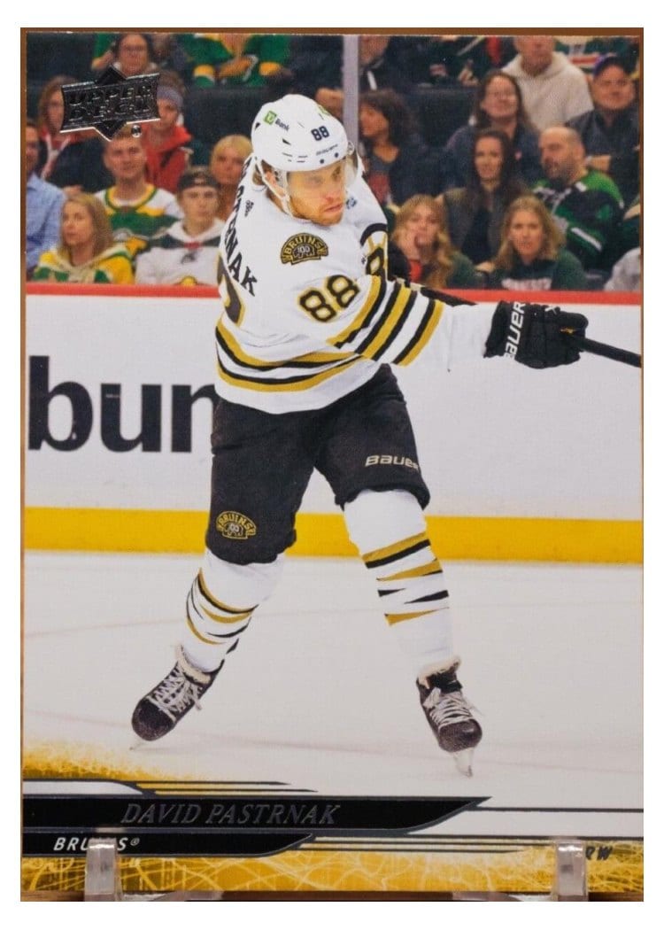 2024-25 Upper Deck Base Set David Pastrnak #258 card