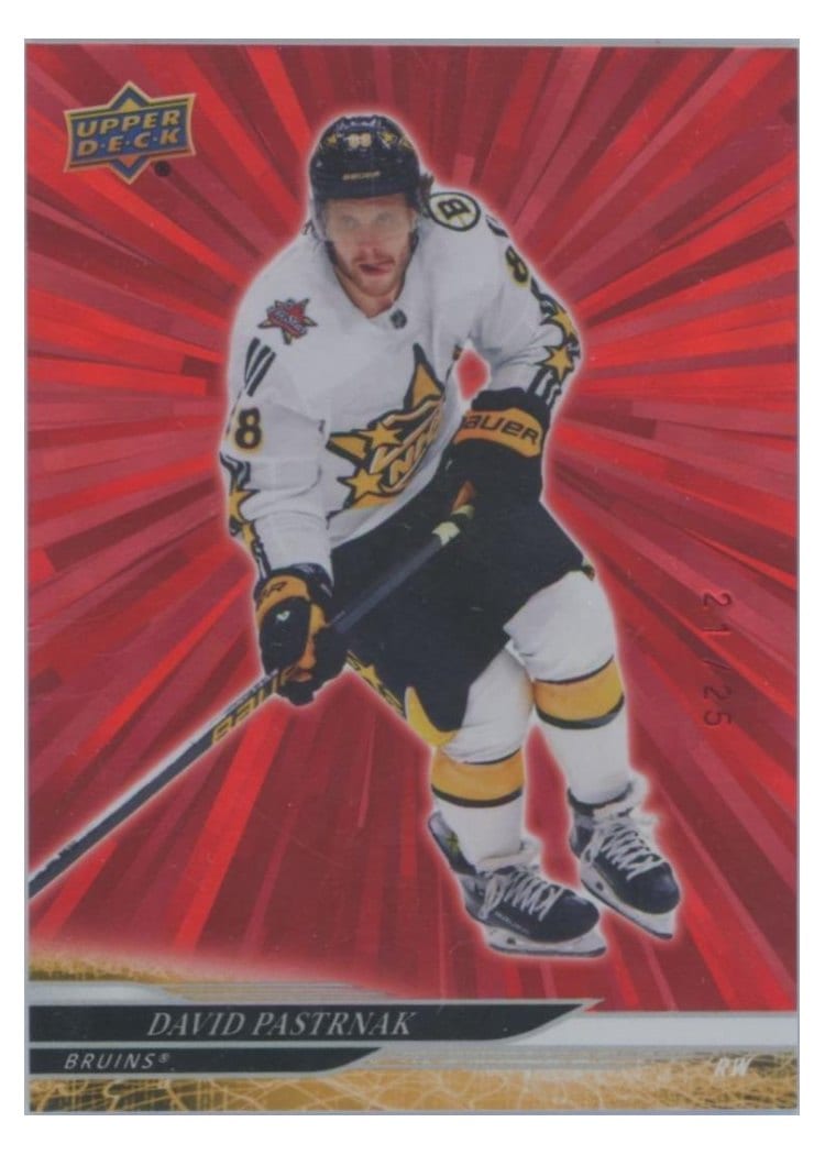 2024-25 Upper Deck Base Set David Pastrnak #668 card