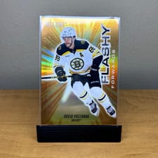 2025-26 Upper Deck Allure Flashy Forwards David Pastrnak #FF-7 card
