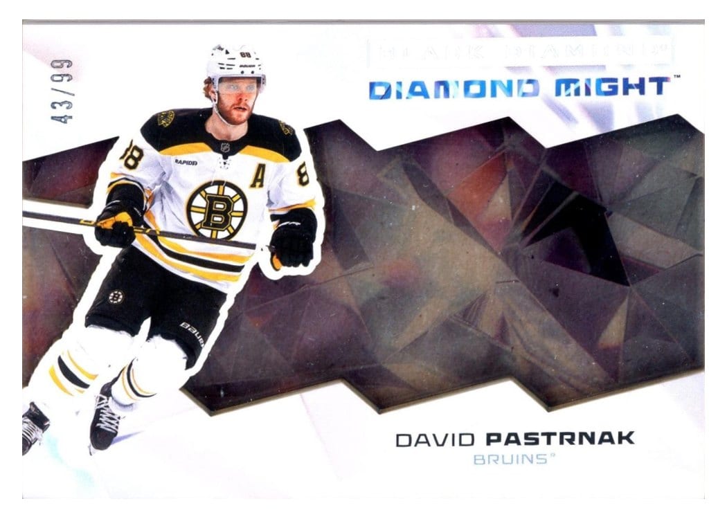2025-26 Upper Deck Black Diamond Diamond Might David Pastrnak #DM-DP card