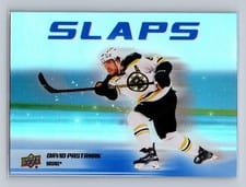 2025-26 Upper Deck Slaps David Pastrnak #SL-18 card