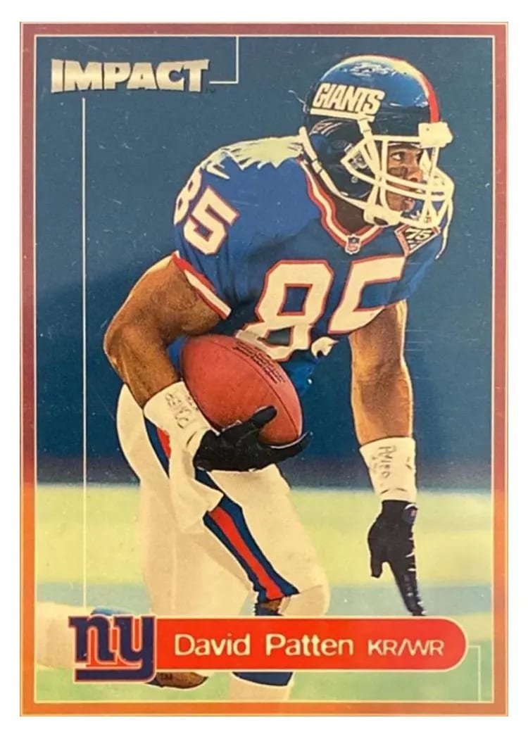 2000 Skybox Impact David Patten #145 card