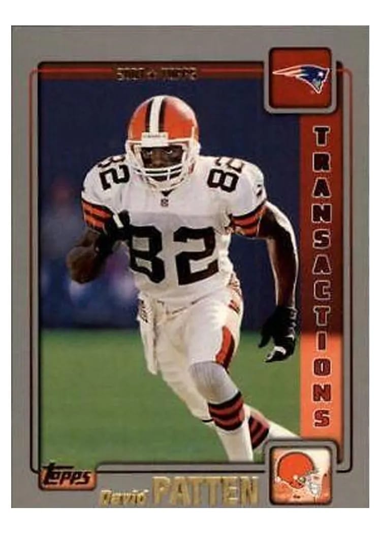 2001 Topps David Patten #37 card