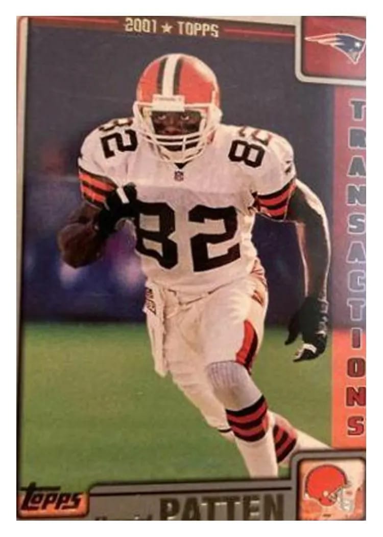 2001 Topps David Patten #37 card
