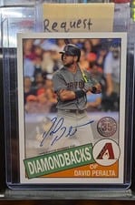 2020 Topps 1985 Topps Baseball Autographs David Peralta #85A-DPE card