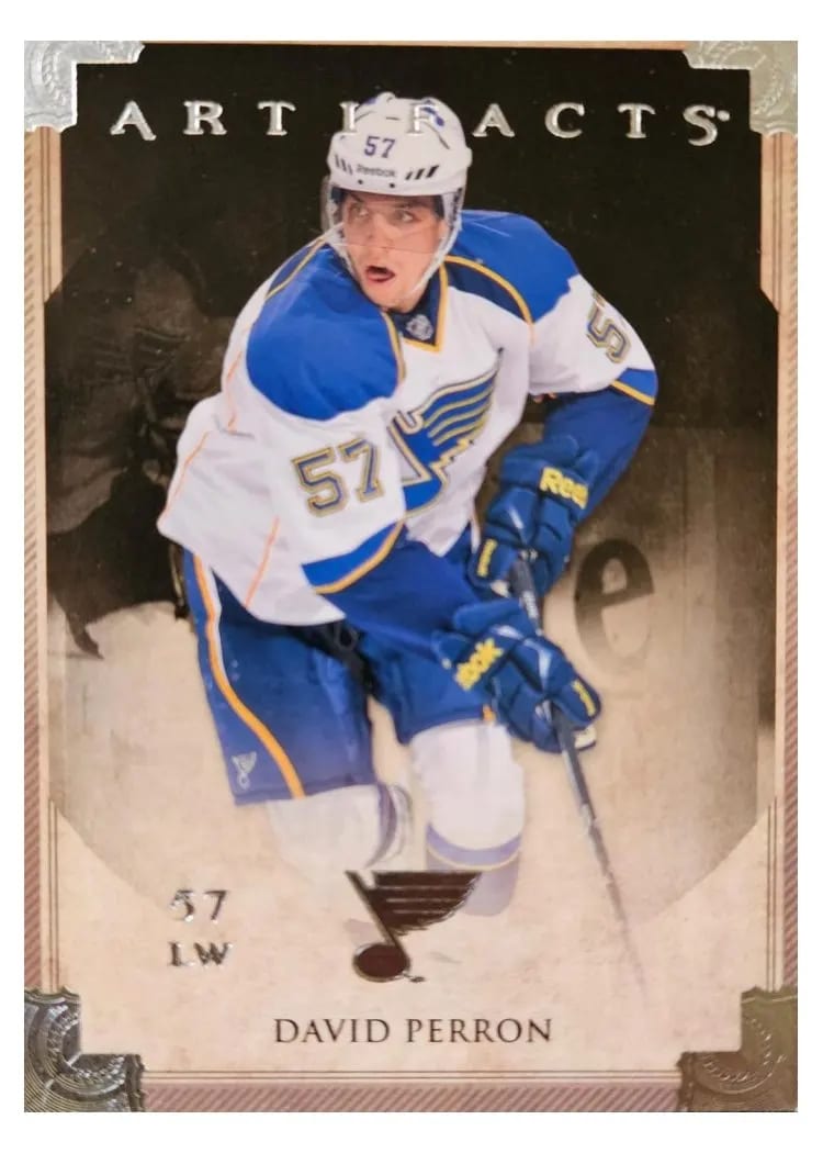2013 Upper Deck Artifacts David Perron #19 card