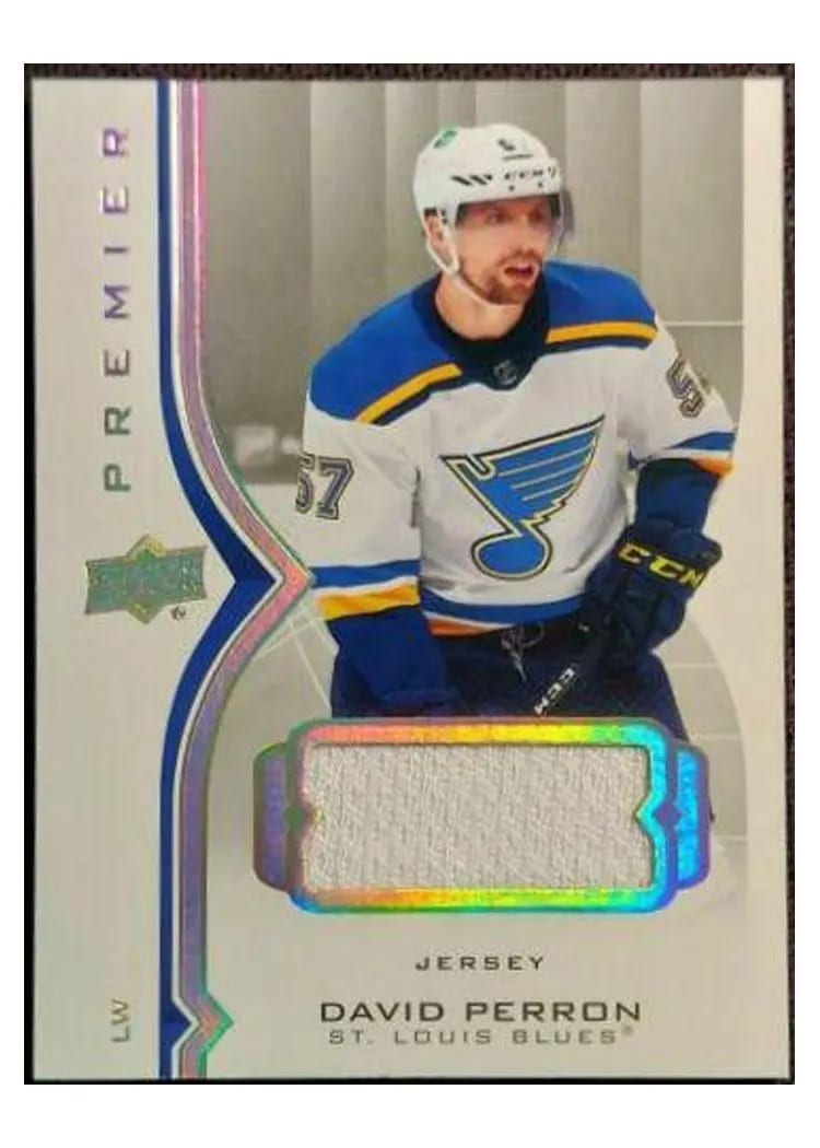 2020-21 Upper Deck Premier Base Set David Perron #15 card