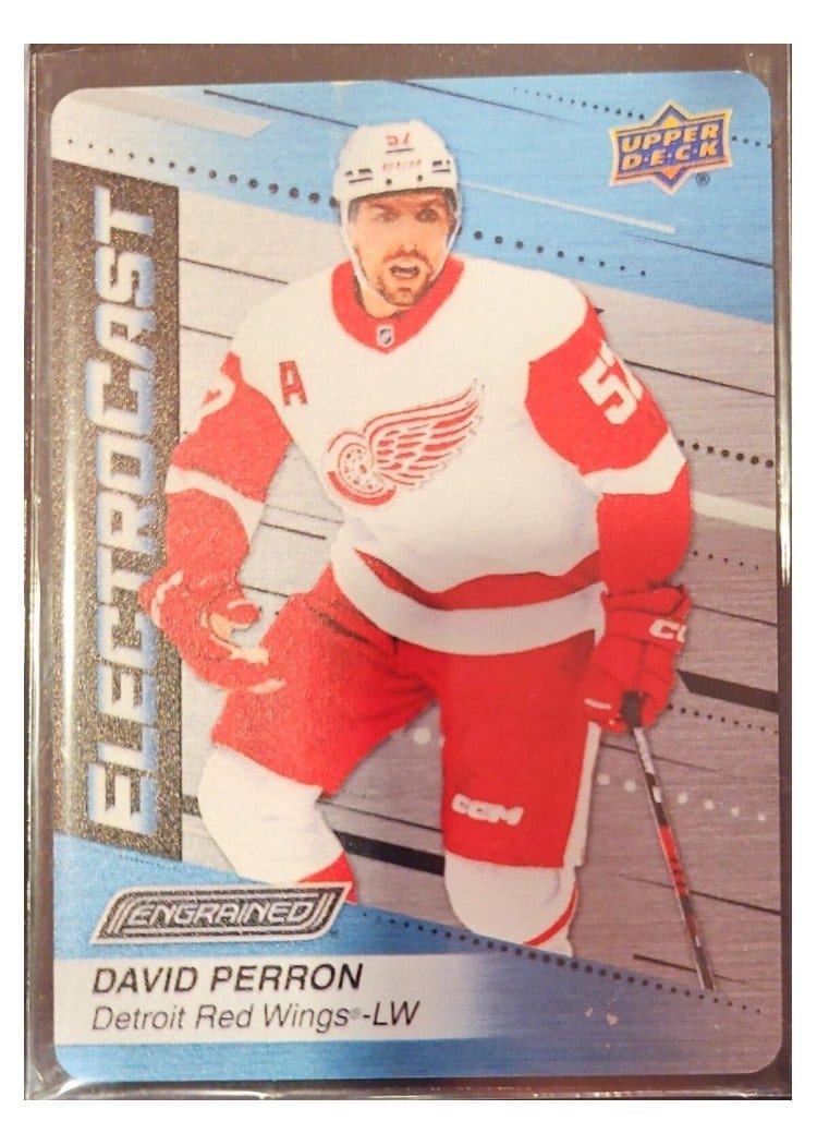 2023-24 Upper Deck Engrained ElectroCast Metal David Perron #EC-26 card