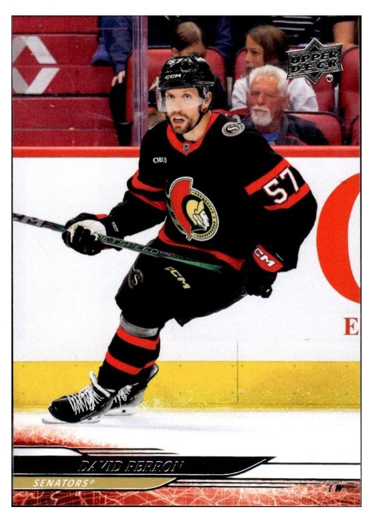 2024-25 Upper Deck Base Set David Perron #592 card