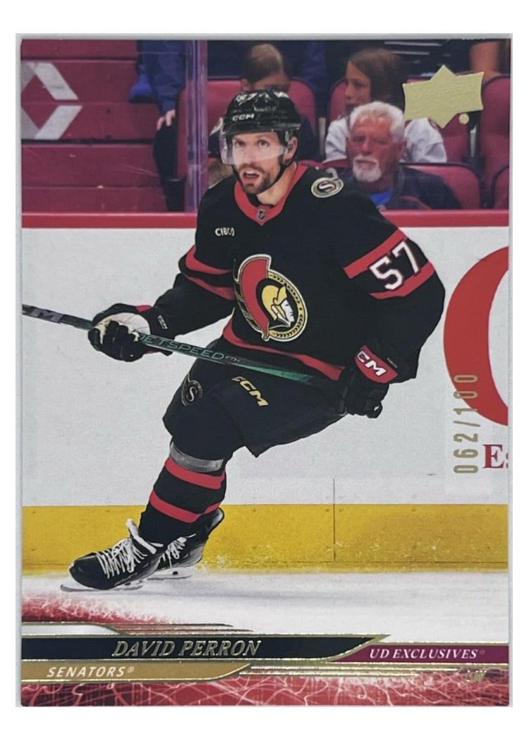 2024-25 Upper Deck Base Set David Perron #592 card
