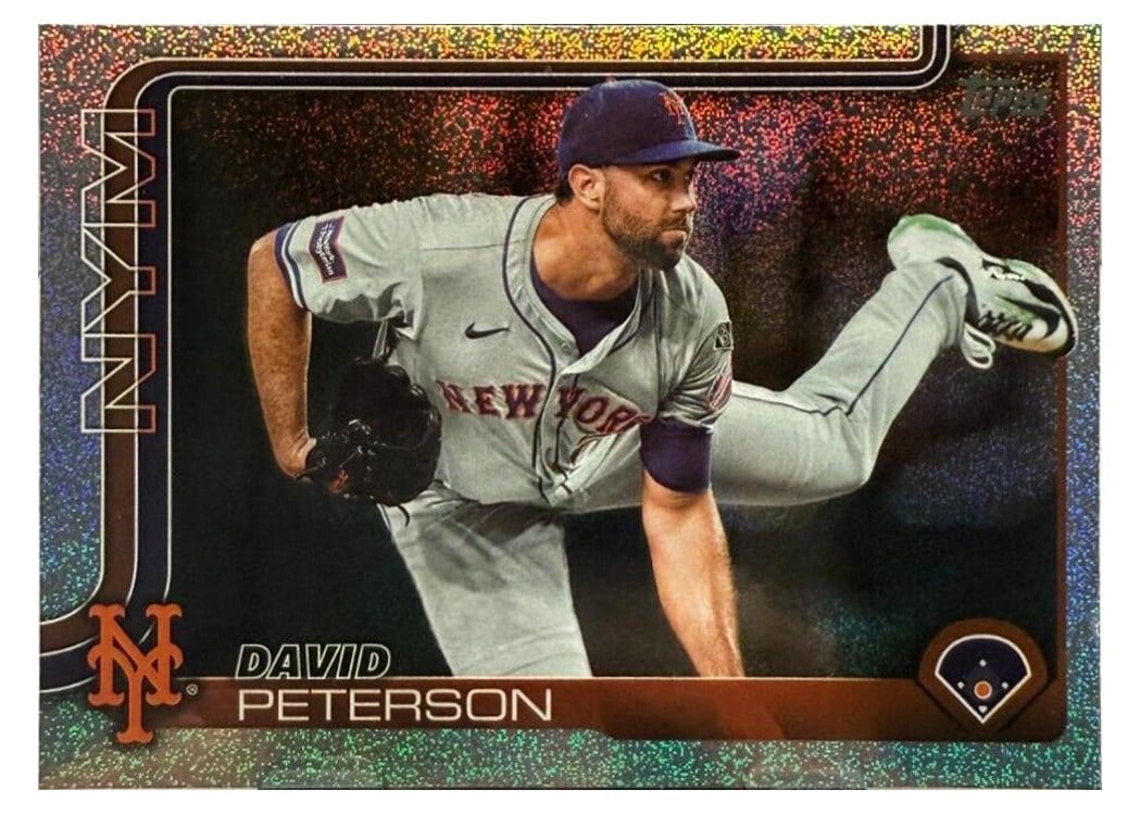 2025 Topps Base Set David Peterson Sandglitter #131 card