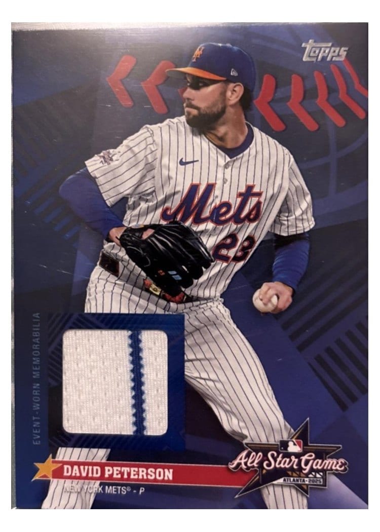 2025 Topps Update All-Star Stitches David Peterson #AS-DP card