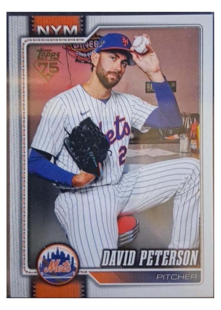 2026 Topps Base Set David Peterson #215 card