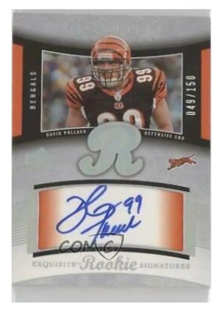 2005 Upper Deck Exquisite Collection David Pollack #50 card