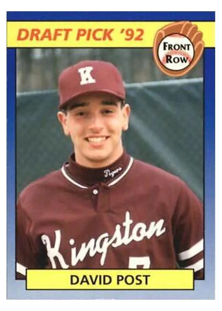 1992 Front Row Draft Picks David Post #70 card