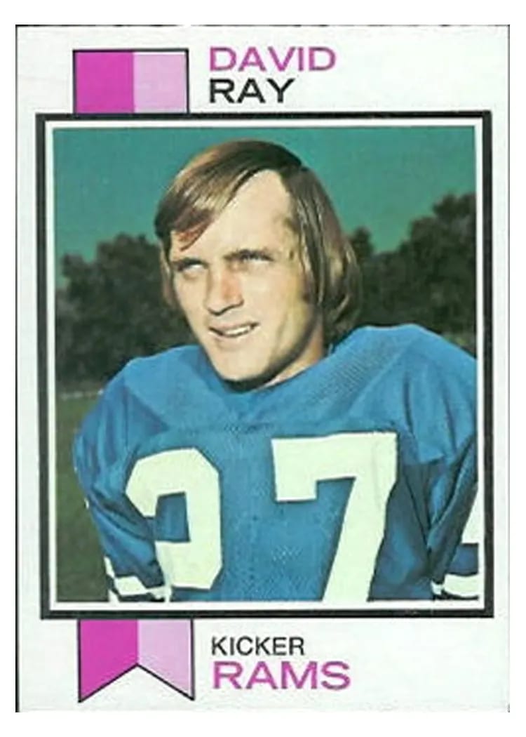 1973 Topps David Ray #244 card
