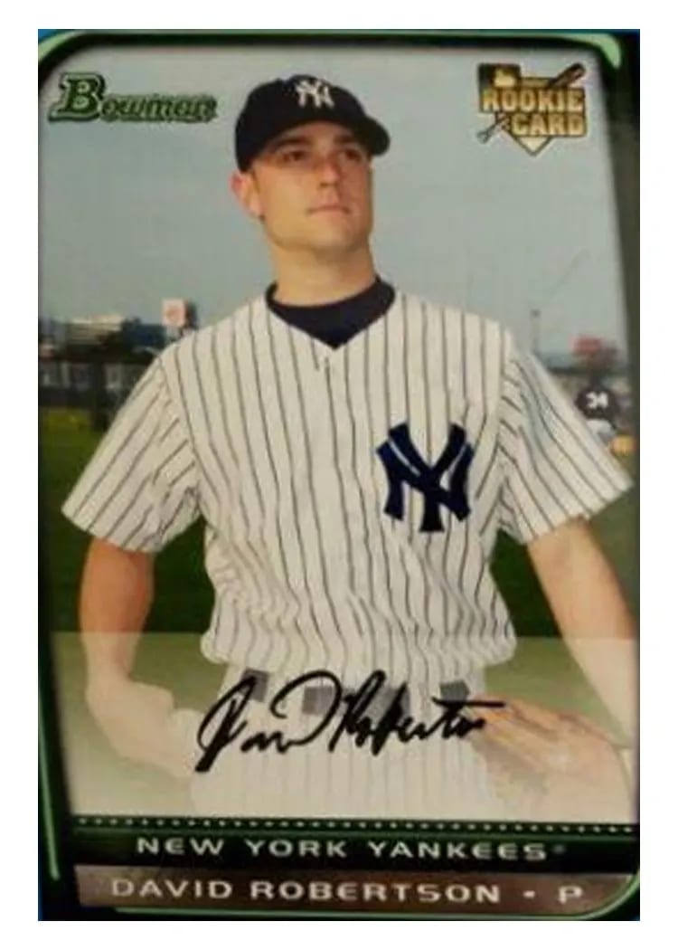 2008 Bowman Draft Picks David Robertson #BDP48 card