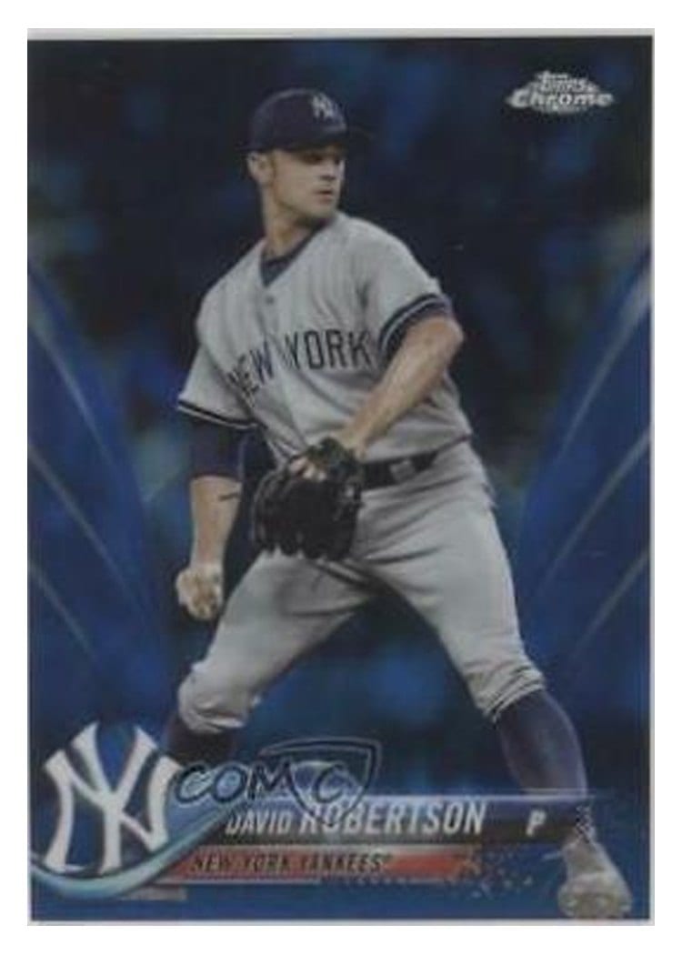 2018 Topps Chrome Base Set David Robertson #112 card