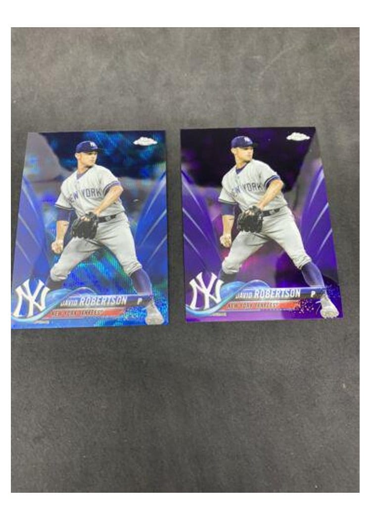 2018 Topps Chrome Base Set David Robertson #112 card