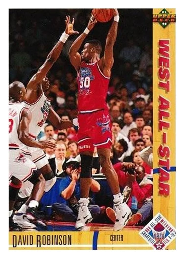 1991 Upper Deck David Robinson #58 card
