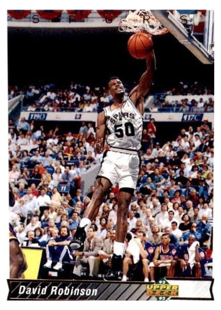 1992 Upper Deck David Robinson #82 card
