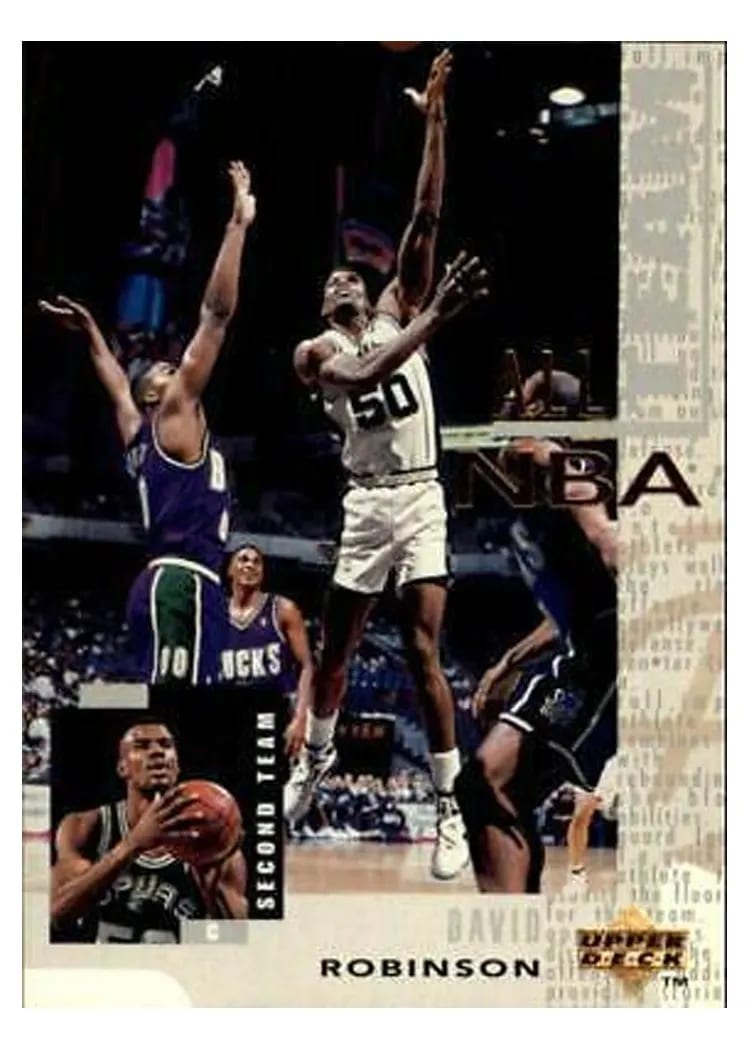 1994 Upper Deck David Robinson #18 card