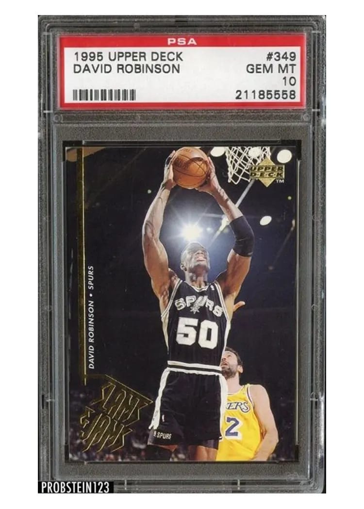 1995 Upper Deck David Robinson #349 card