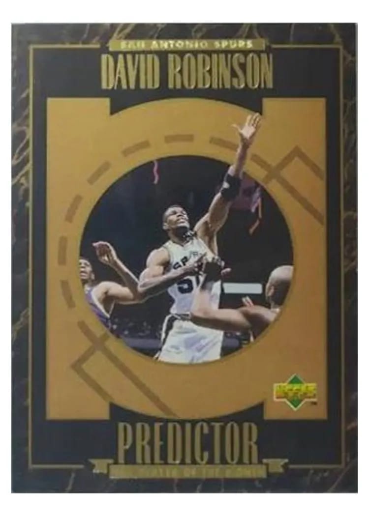 1995 Upper Deck Predictor Scoring David Robinson #H6 card