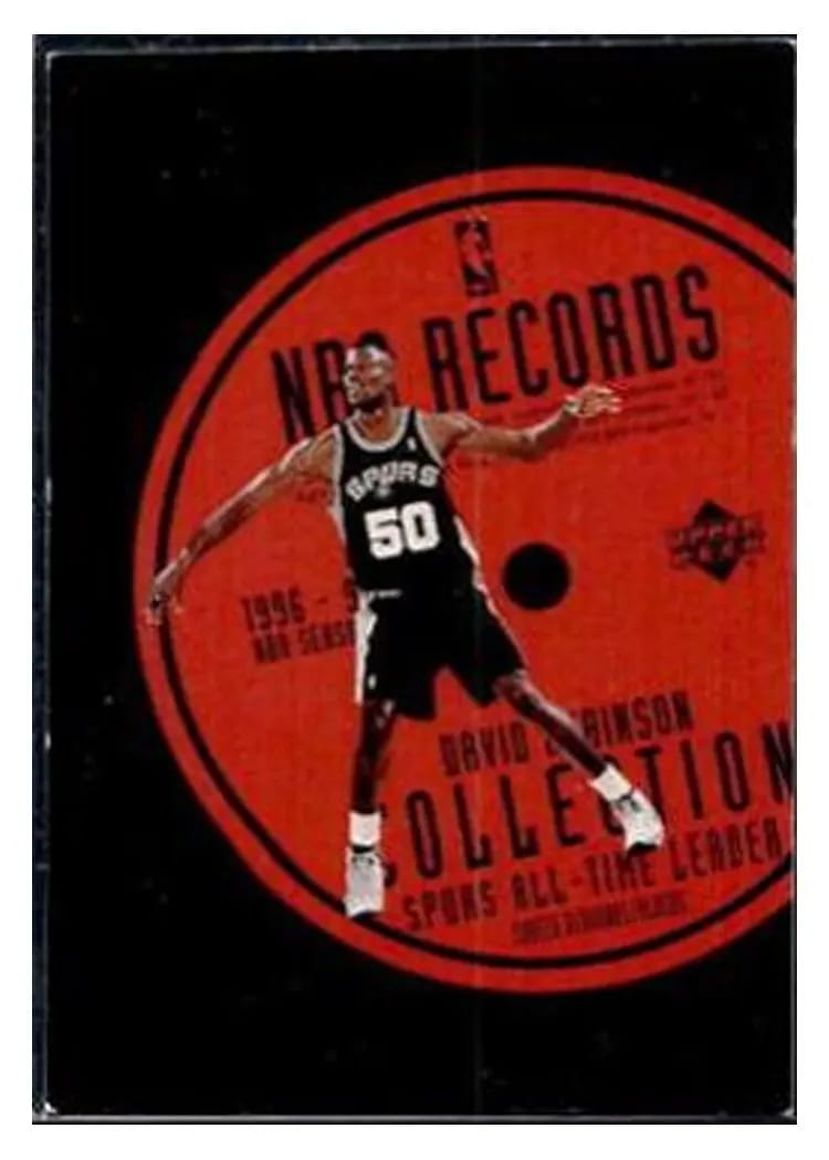 1997 Upper Deck Records Collection David Robinson #RC24 card