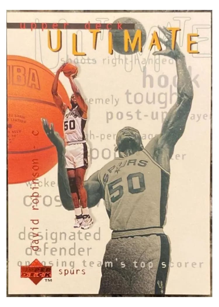 1997 Upper Deck Ultimates David Robinson #U26 card