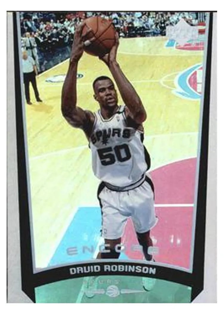1998 Upper Deck Encore David Robinson #75 card