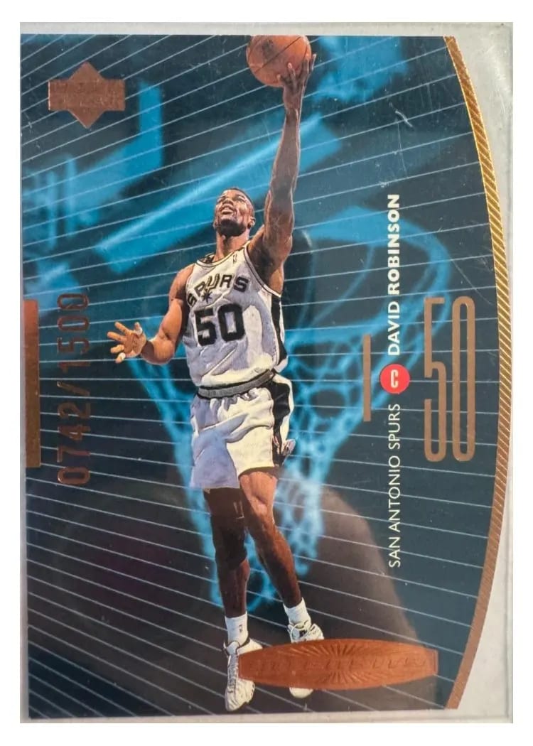 1998 Upper Deck Intensity David Robinson Quantum Bronze #I30 card