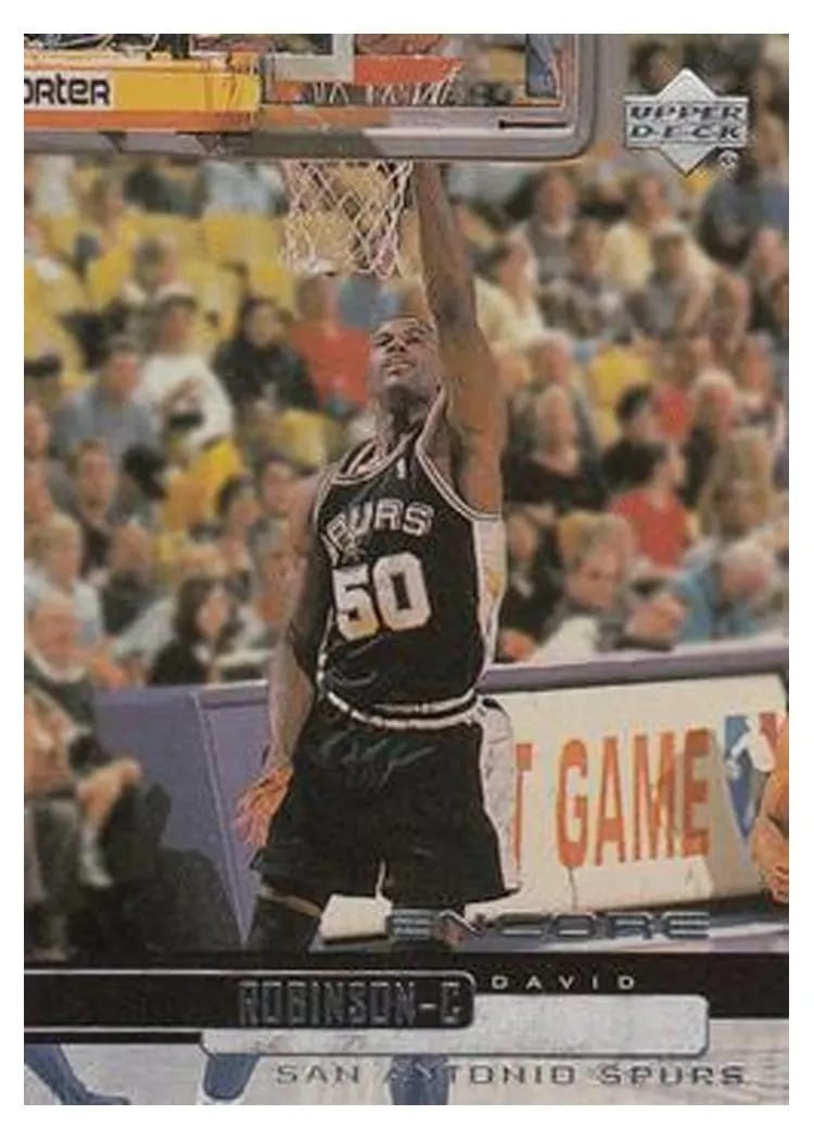 1999 Upper Deck Encore David Robinson #72 card