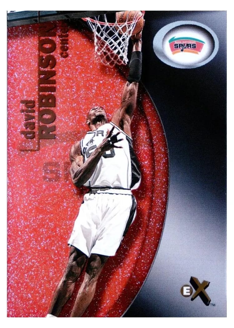 2000 Fleer E-X David Robinson #80 card