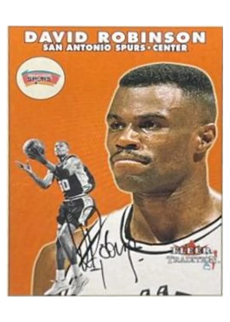 2000 Fleer Tradition David Robinson #68 card