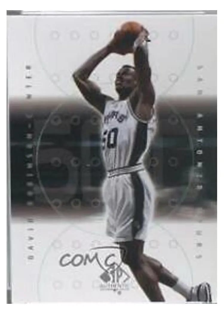 2000 SP Authentic David Robinson #74 card