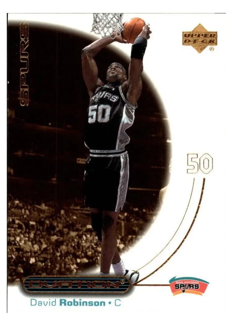 2000 Upper Deck Ovation David Robinson #49 card