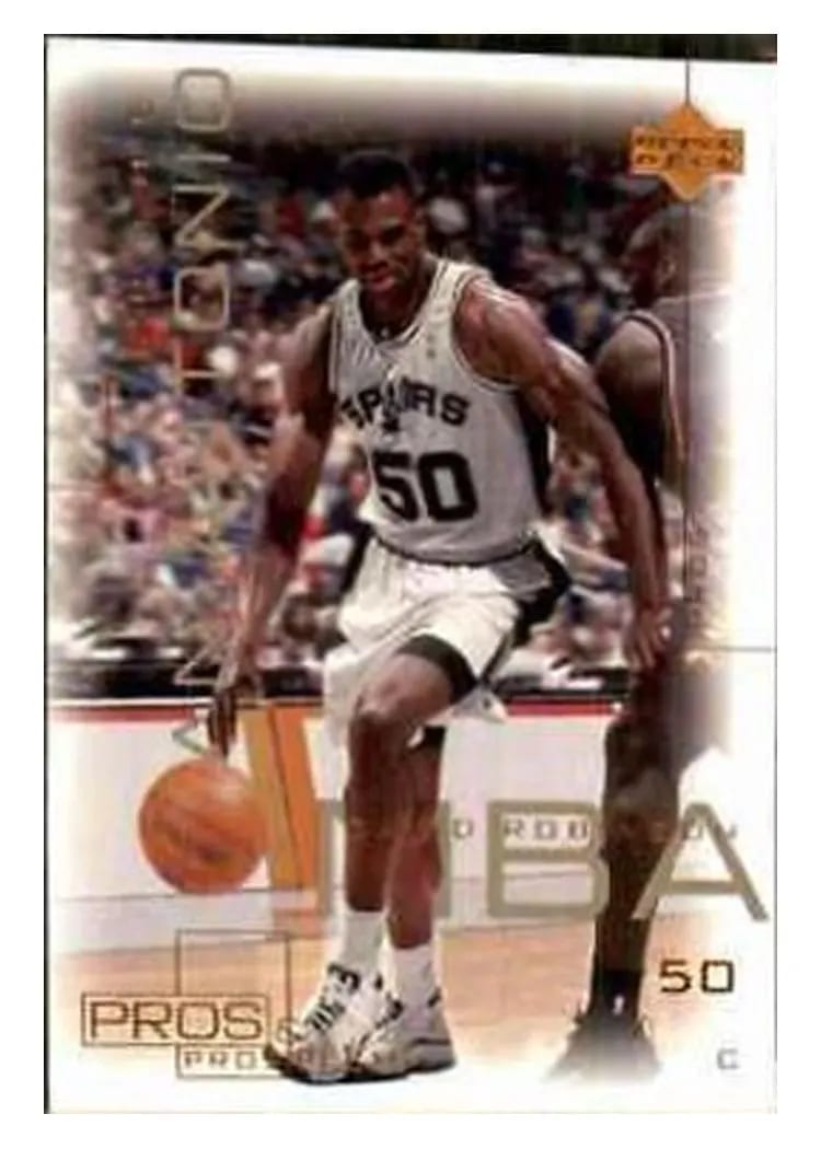2000 Upper Deck Pros & Prospects David Robinson #74 card