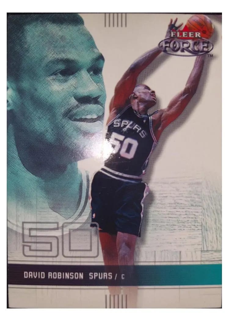 2001 Fleer Force David Robinson #7 card