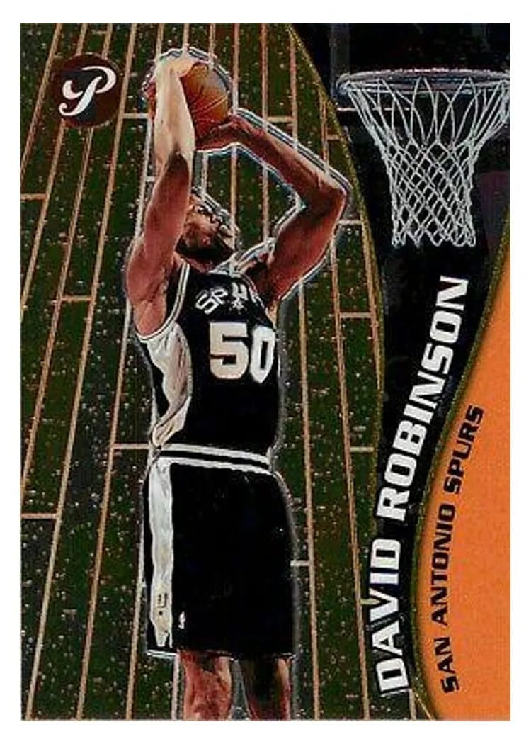 2001 Topps Pristine David Robinson #9 card