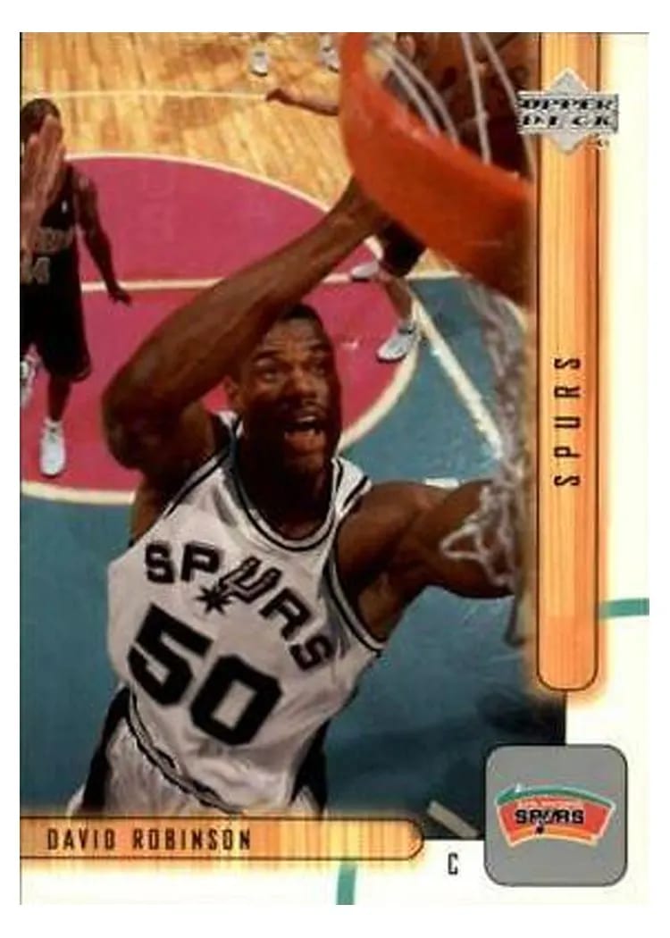 2001 Upper Deck David Robinson #150 card