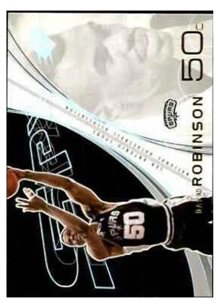 2002 Spx David Robinson #75 card