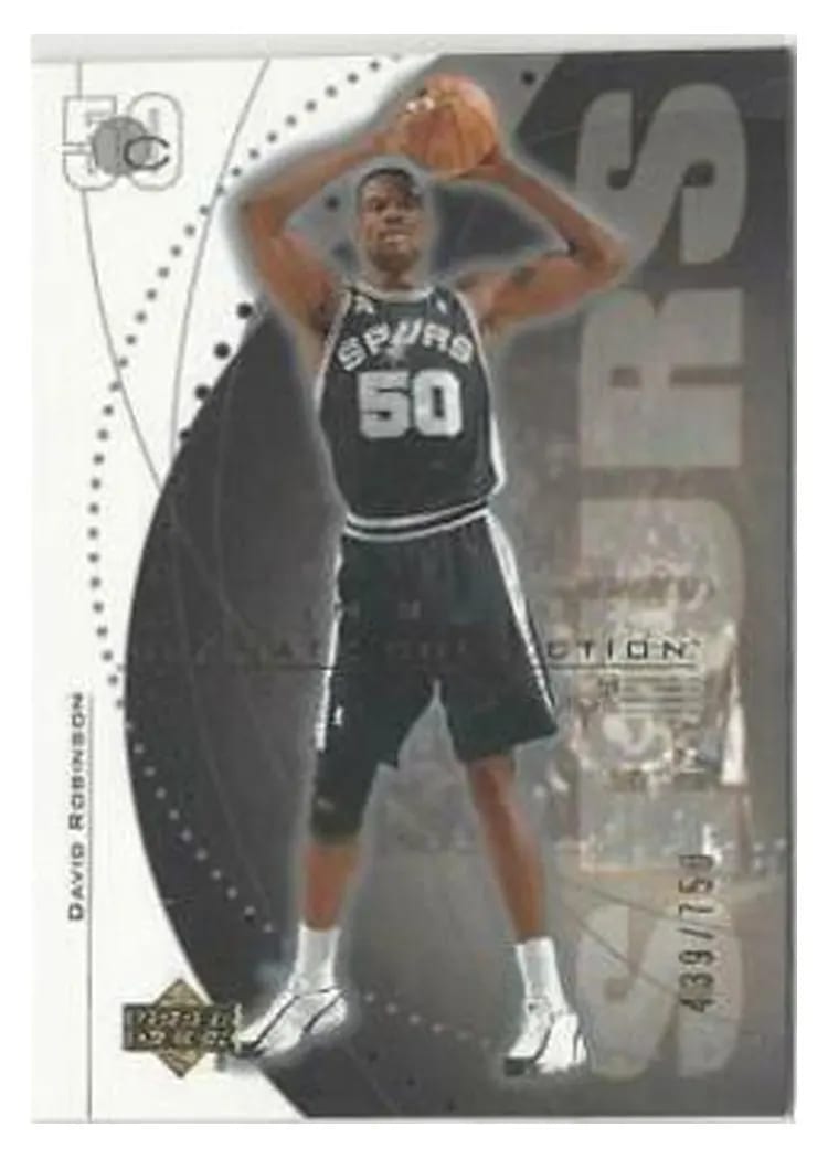 2002 Ultimate Collection David Robinson #58 card