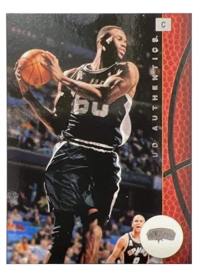 2002 Upper Deck Authentics David Robinson #75 card