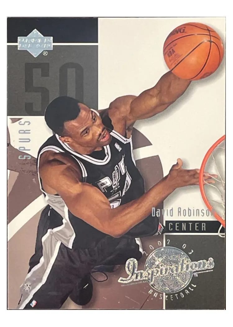 2002 Upper Deck Inspirations David Robinson #76 card