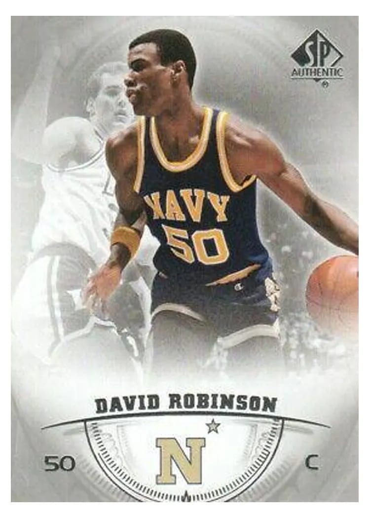 2013 SP Authentic David Robinson #8 card