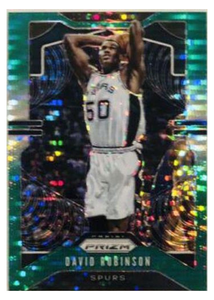 2019-20 Panini Prizm Base Set David Robinson Green Pulsar #9 card
