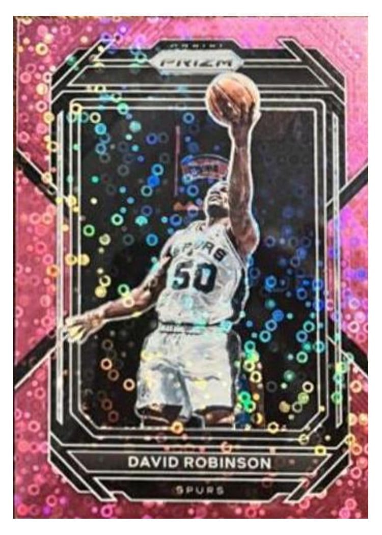 2022-23 Panini Prizm Base Set David Robinson Fast Break Pink Prizm #271 card
