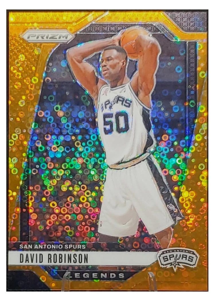 2024-25 Panini Prizm Base Set David Robinson Fast Break Orange #288 card